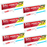 Jeffers ivermectin gel apple-flavored texture for easy horse dosing