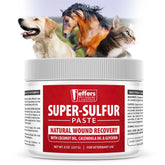 Jeffers Super Sulfur Paste bottle closeup for soothing skin support