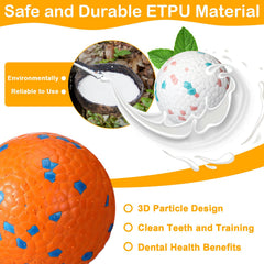 Jenaai indestructible dog balls made of ETPU endure tough chewers.