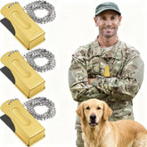 Jenaai pet training clicker necklace strap: portable training tool you can wear during outdoor sessions.