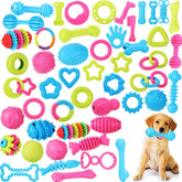 Jenaai puppy teething toys in a 50-style pack for safe chewing and teething relief.