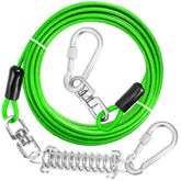 Jenico cable-perro-10ft para exterior, libertad con control seguro.