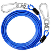 jenico dog tie out cable 10ft yard tether for safe outdoor exploration