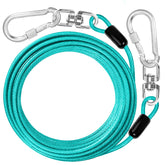Jenico dog tie out cable 30ft in yard offers sturdy, safe outdoor freedom.