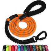 Jenico Rope Dog Leash 4ft heavy-duty with comfortable padded handle for daily walks.