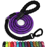 Jenico rope dog leash 6ft heavy-duty with swivel hook for controlled walks.