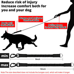 Jenico Rope Dog Leash 360-degree swivel lockable hook prevents tangling during runs.