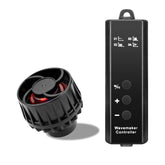 JEREPET wavemaker front view shows compact size ideal for nano tanks.