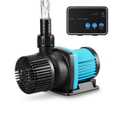 Jerpet 1250GPH DC water pump front view, compact design for tight spaces.