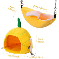 Jetec hamster hammock cage hanging rings for easy cage setup