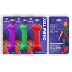 JetPup Green Bone chew toy dishwasher-safe for easy cleaning after play