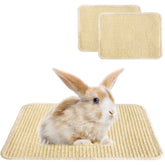 Jevnd 2PCS large rabbit scratch pad natural sisal fibers for safe scratching and chewing
