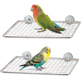 Jevnd bird perch open-grid provides improved airflow and easier droppings removal for healthier cages.