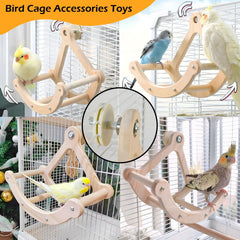 Jevnd Bird Perch Toy 12 cm perches fit diverse bird sizes for safe perching