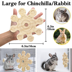 Jevnd chinchilla chew toy natural wood highlights safe chewing and healthy wear.