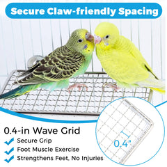 Jevnd flat perch enables quick cleaning with water flush and fast-dry performance after use.