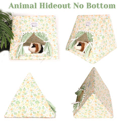 Jevnd Guinea Pig Hideout Large Assembly Frame ensures easy setup and sturdy play space