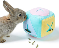 Jevnd Large Rabbit Toy foraging bell promotes active play and mental stimulation.