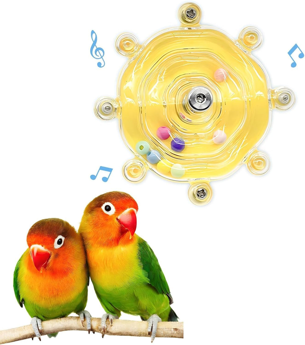 Jevnd parakeet spinner toy shows quick install and captivating motion for parakeets
