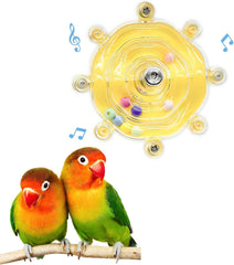 Jevnd parakeet spinner toy shows quick install and captivating motion for parakeets