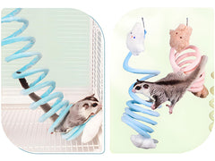 Jevnd sugar glider toy cage hook attachment highlighting secure top integration