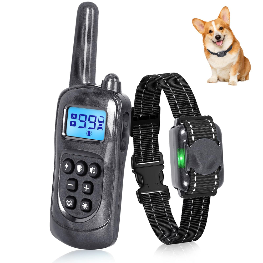 Jeyihka shock collar small dogs receiver close-up, compact and lightweight for comfortable wear