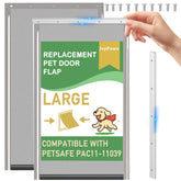 JeyPawv dog door flap pack large replacement flaps for weather-ready door.