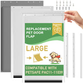 JeyPawv PAC11-11039 insulated flap assembly improves weather seal and draft protection.