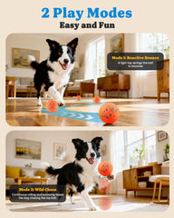 JGLXF Smart Interactive Dog Toy charging scene highlights Type-C fast charging for long sessions.