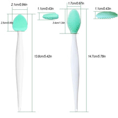 JGocot Cat Grooming Essentials oval brush for larger chin areas during grooming.
