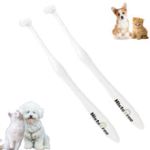 JGocot toothbrush micro nano bristles closeup for gentle small-pet cleaning