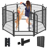 Jhsomdr dog playpen front view shows spacious containment for pets