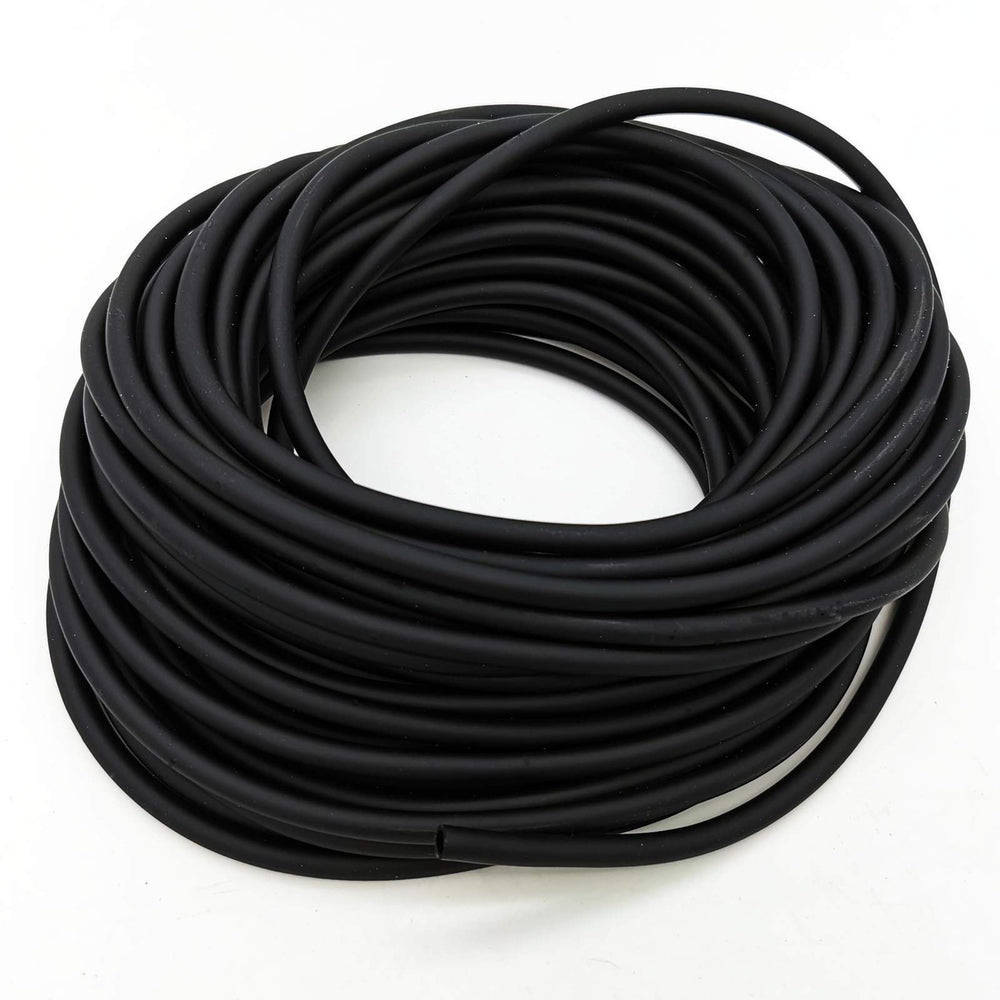JIH Aquarium 50ft black airline tubing closeup for discreet hydroponics airflow