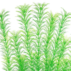 JIH aquarium plastic plants closeup shows lifelike texture for realistic aquarium scenery