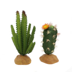 Jihaqua Reptile Plants Set2 Textured-Flocking: matte flocking detail for a natural look