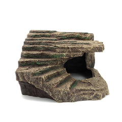 JIHAQUA resin reptile hideout cave-amphibian image demonstrates a humid microclimate-friendly refuge.