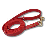 Jim Hodges Gummy Dog Leash red 6ft for reliable training sessions