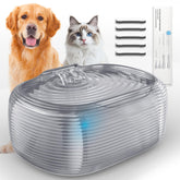 JIMICOW dog water fountain 10L capacity for large pets, ample hydration.