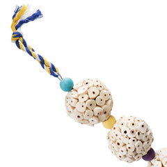 Jinkoozz Bird Chewing Toy: Compact diameter 2.36 inches fits in many cages.