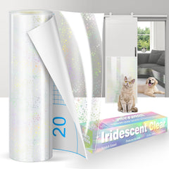JINVOGREEN iridescent scratch protector roll with 160x12.4 in coverage for large furniture