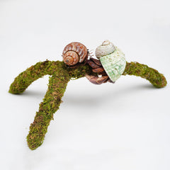 Jinymral Hermit Crab Climbing Toy aluminum-core frame provides durable adjustable-height climbing.
