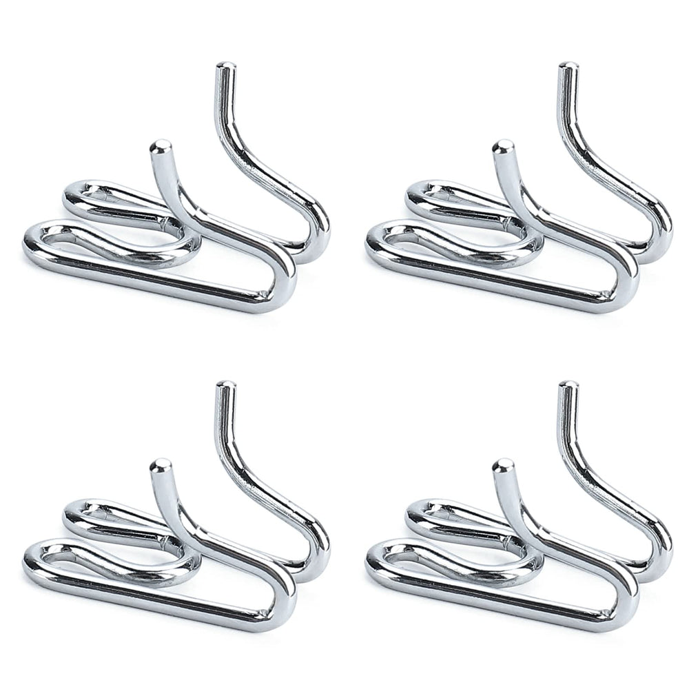 JIPIMON dog collar extra links four-pack chrome-plated steel for durable length extension.