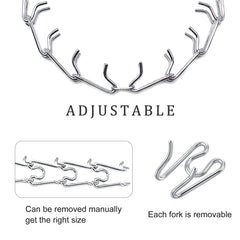 JIPIMON training collar extension in use on a dog collar.