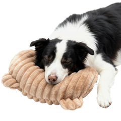 Jiupety dog calming pillow - u-shaped design for neck support and relaxed sleep.