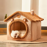 Jiupety dog house cover cave offers private den for comfort and warmth