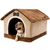 Jiupety indoor dog house frame assembly provides sturdy 360-degree support for large dogs
