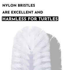 JJMOLLE turtle brush detachable head eases cleaning and maintenance.