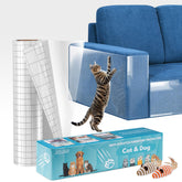 JKLMN anti-cat-scratch-protector roll protecting a sofa with invisible claw deterrent