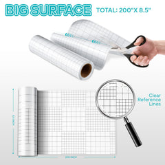 JKLMN thick clear vinyl film provides durable, nearly invisible protection for furniture