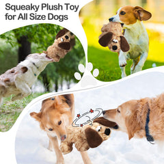 JKW Plush Dog Toy textured surface delivers satisfying chewing and tactile stimulation for calm, focused play.